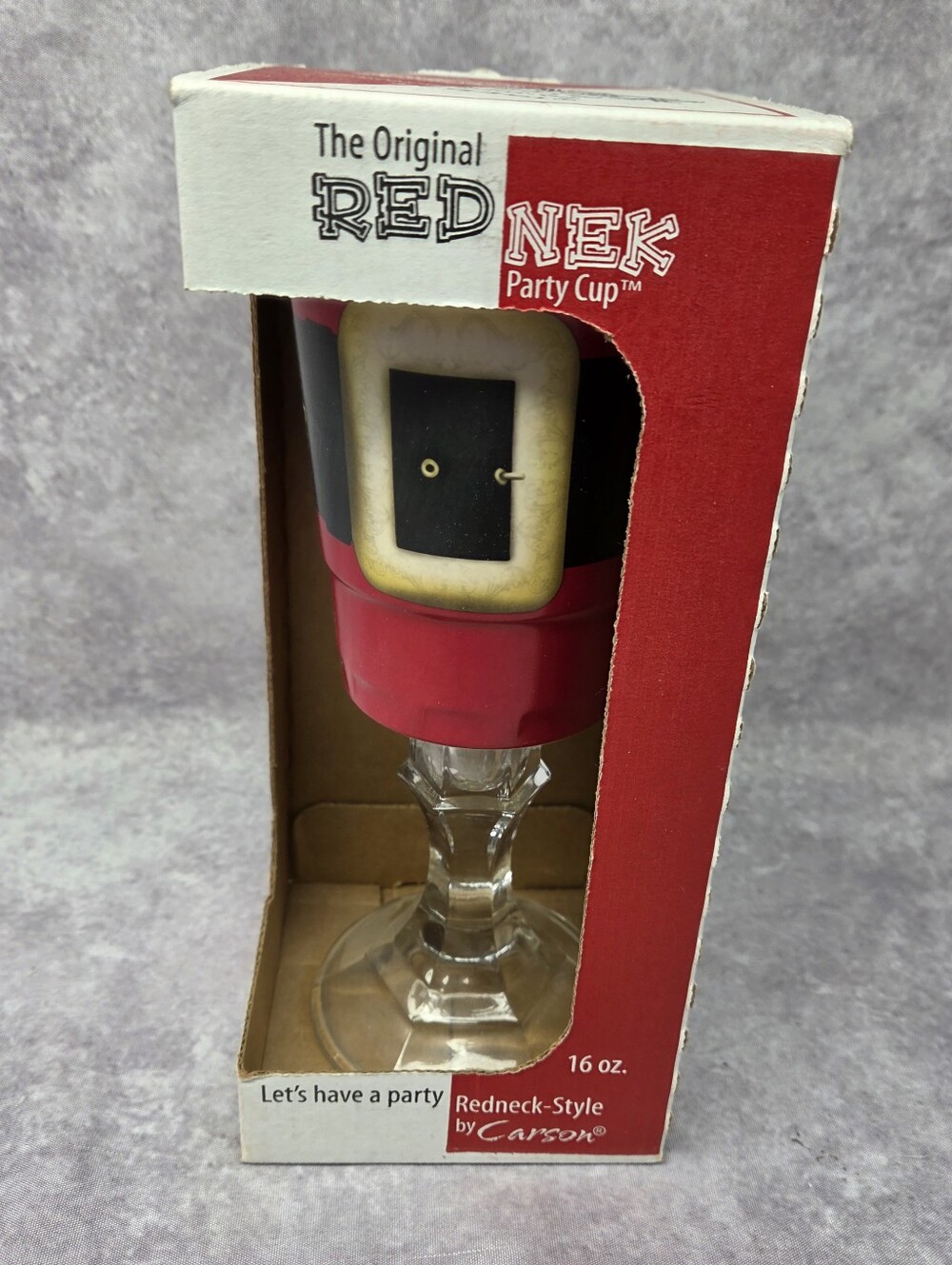 New Carson Original Red Nek Christmas Party Cup Redneck Style 16oz